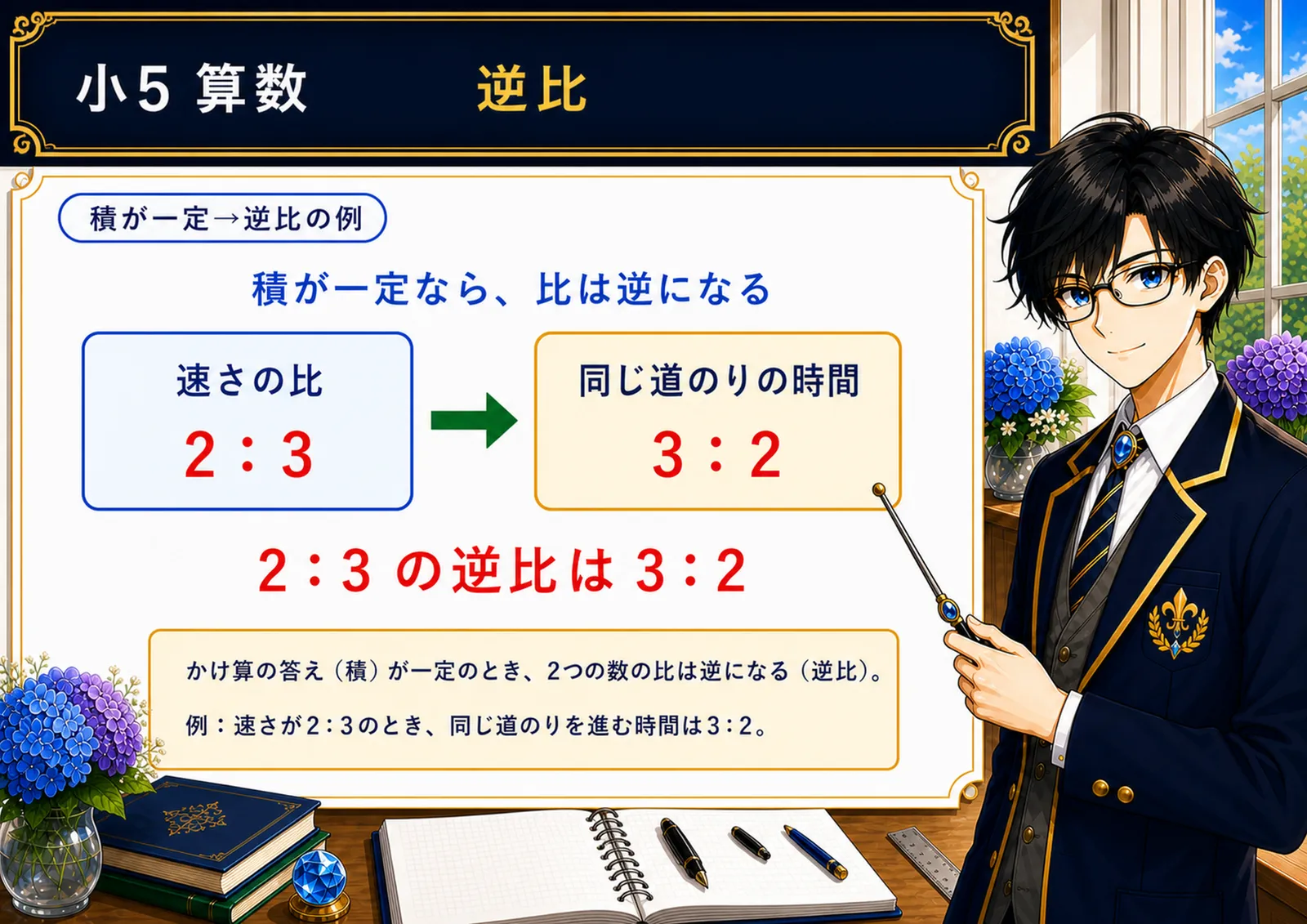 逆比の図解