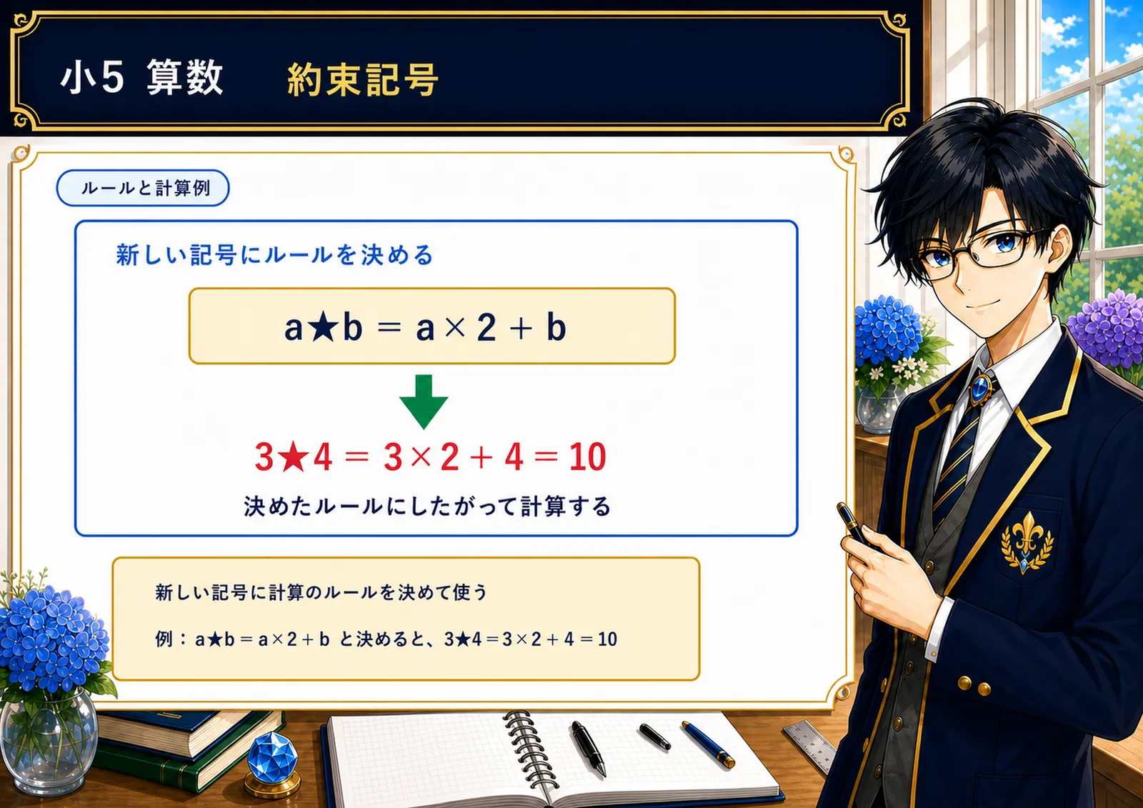 約束記号の図解