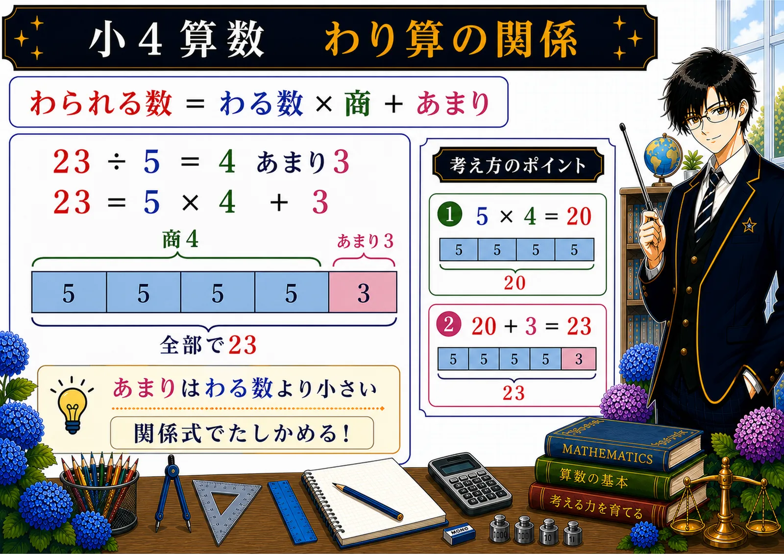 わり算の関係の図解