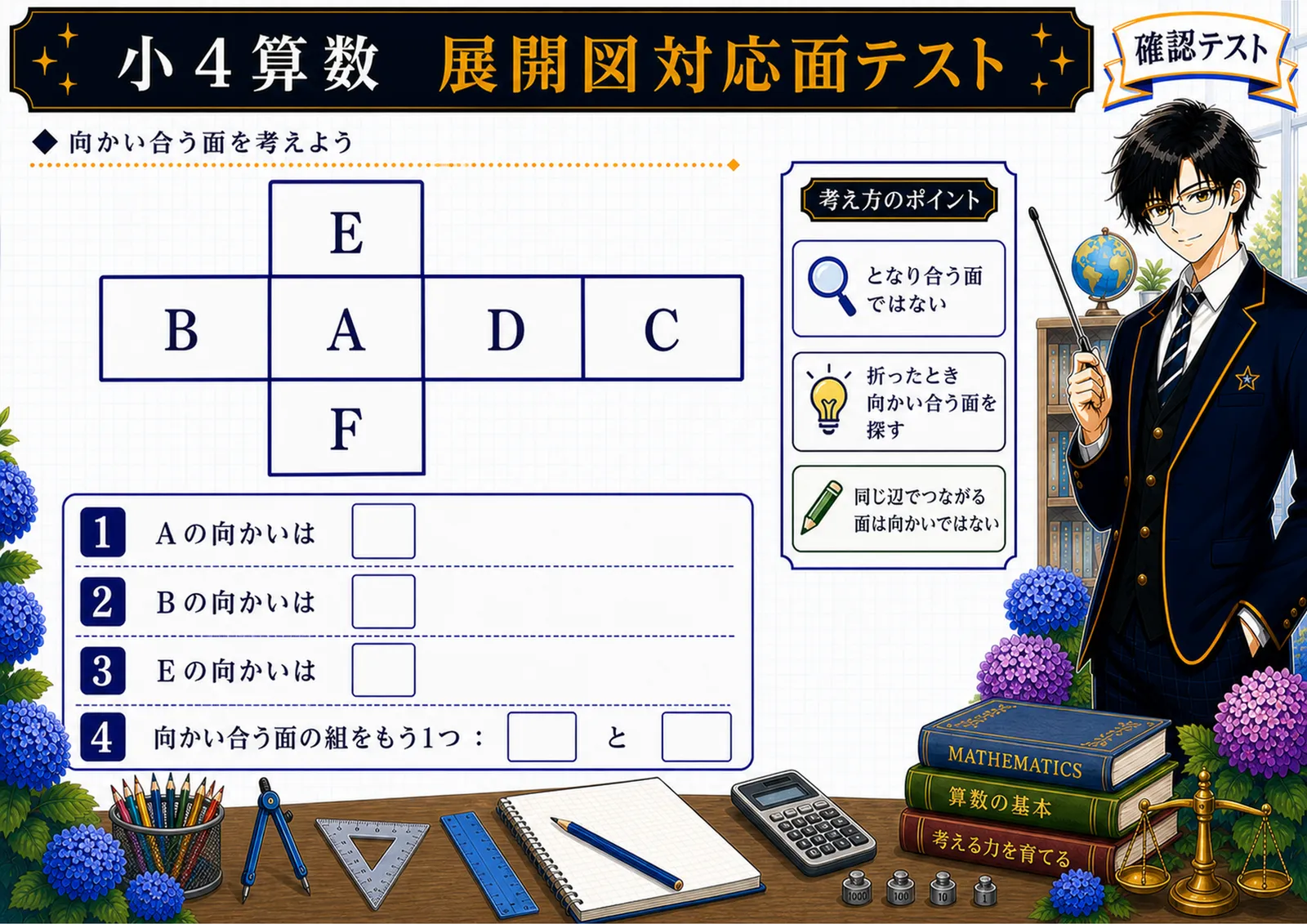 展開図対応面テスト