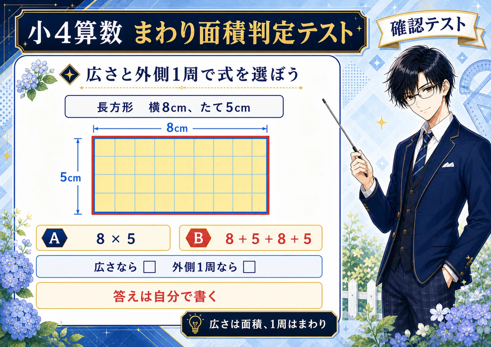 まわり面積判定テスト