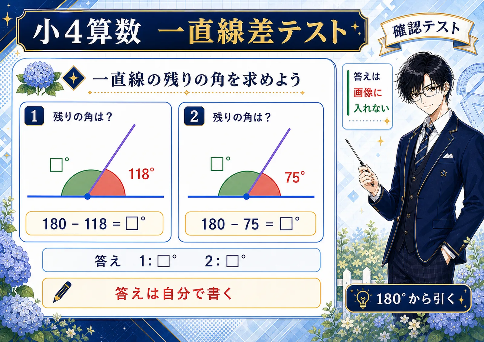 一直線差テスト