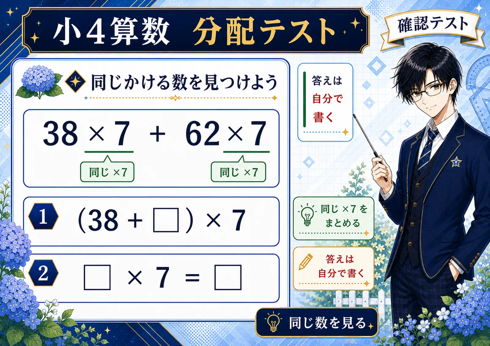分配テスト