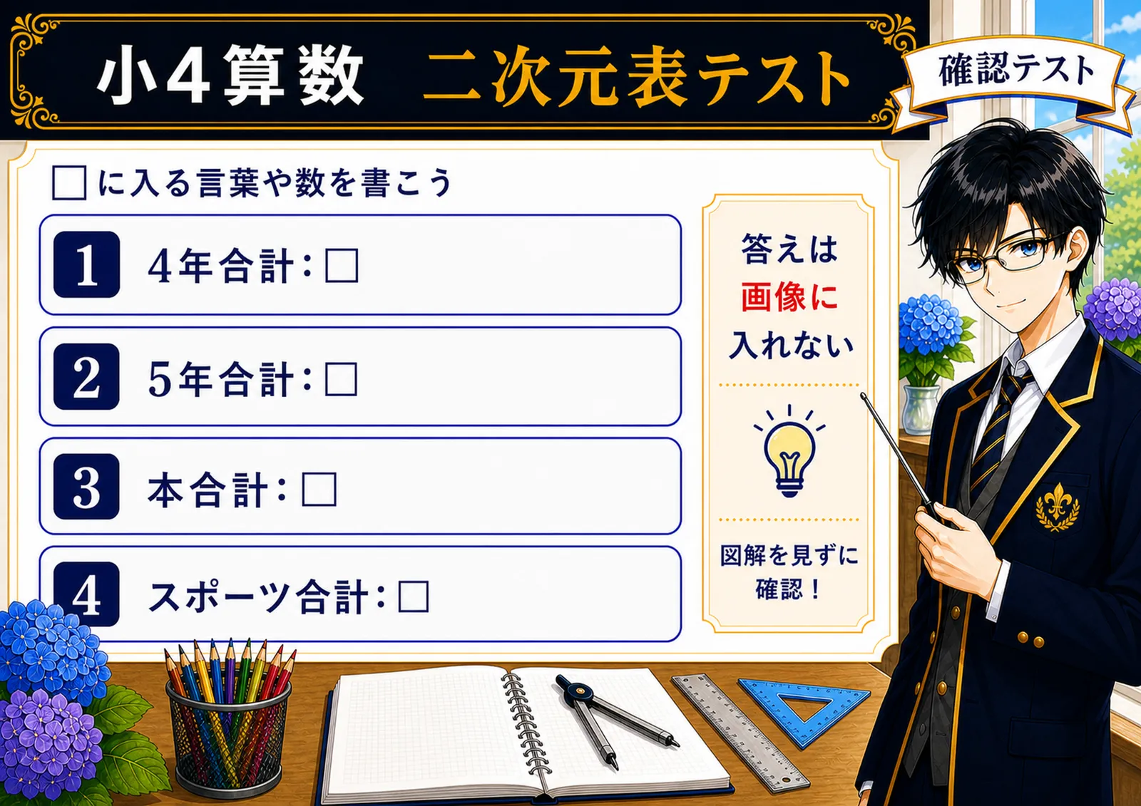 二次元表テスト