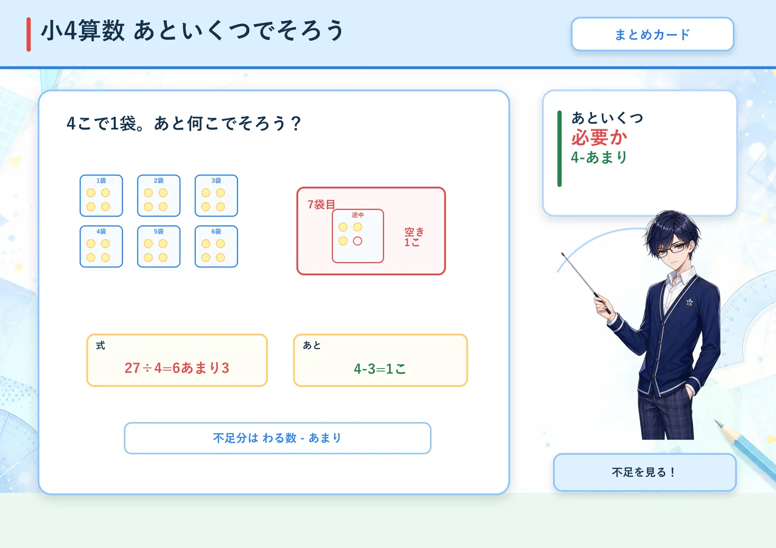 あといくつでそろうの図解